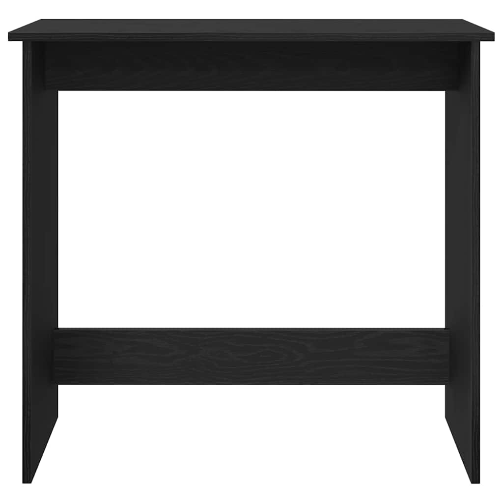 vidaXL Bureau Noir 80x40x75 cm Aggloméré