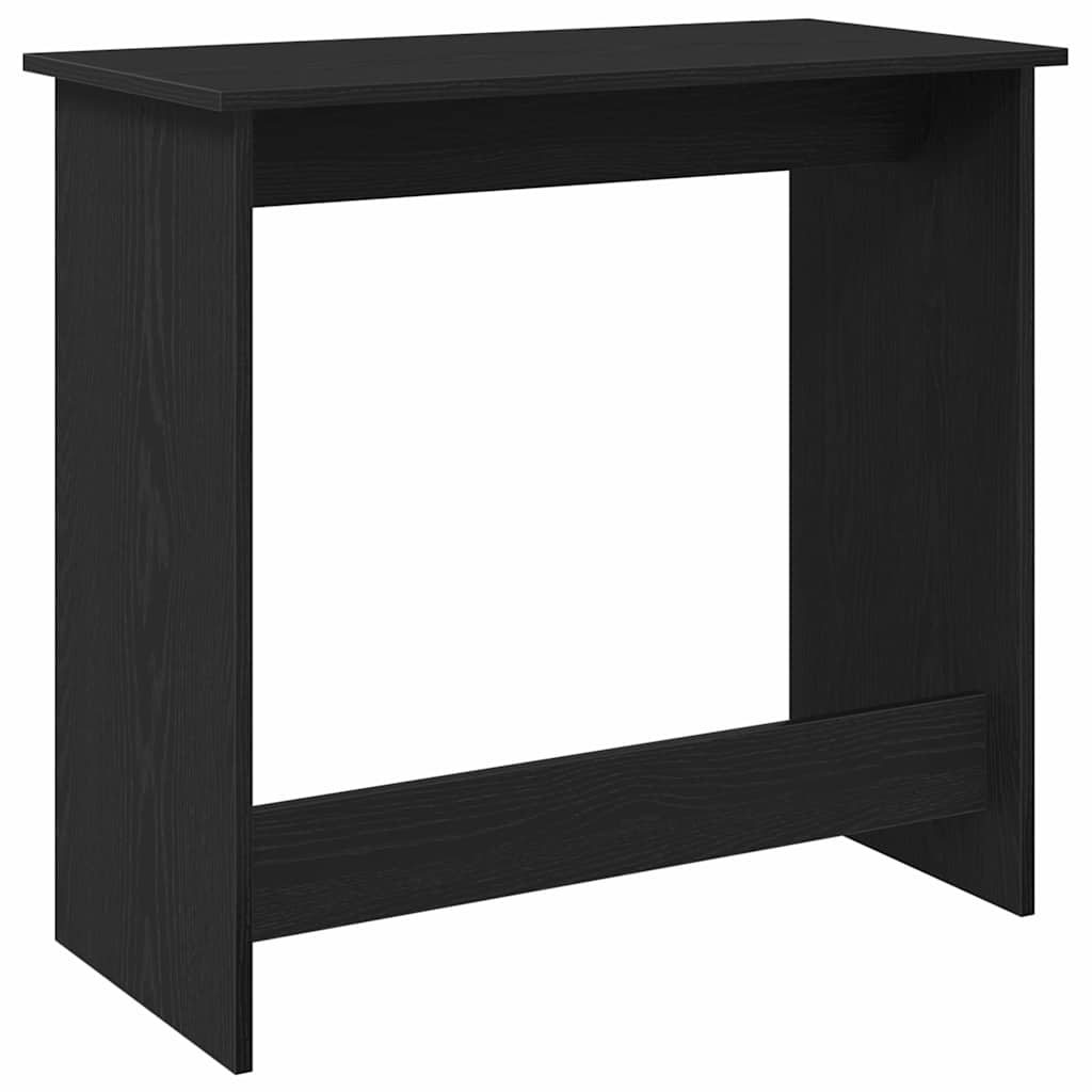vidaXL Bureau Noir 80x40x75 cm Aggloméré