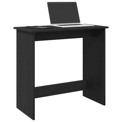 vidaXL Bureau Noir 80x40x75 cm Aggloméré