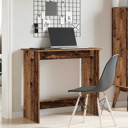 vidaXL Bureau style vieux bois 80x40x75 cm bois d'ingénierie