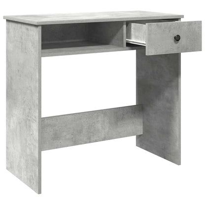 vidaXL Bureau Gris béton 80x40x75 cm Aggloméré