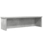 vidaXL Étagère de cuisine empilable gris béton 50x15x16 cm