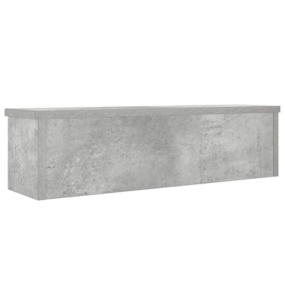 vidaXL Étagère de cuisine empilable gris béton 50x15x16 cm