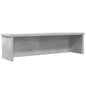 vidaXL Étagère de cuisine empilable gris béton 60x15x16 cm