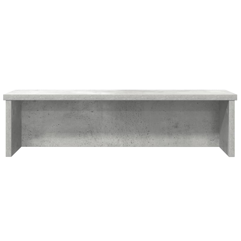 vidaXL Étagère de cuisine empilable gris béton 60x15x16 cm