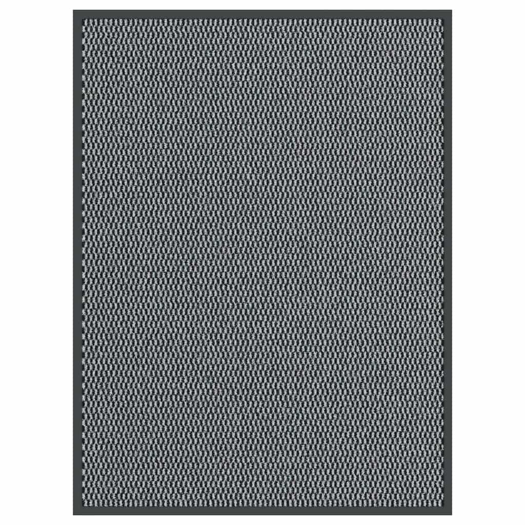 vidaXL Paillasson anthracite 90x120 cm