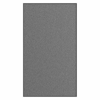 vidaXL Paillasson anthracite 115x200 cm