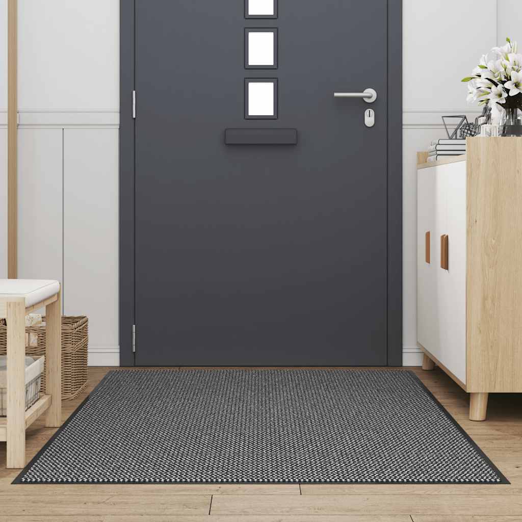 vidaXL Paillasson anthracite 115x200 cm