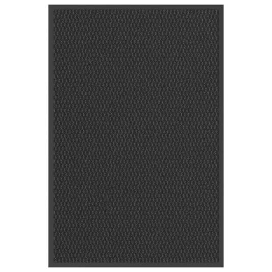 vidaXL Paillasson noir 60x90 cm