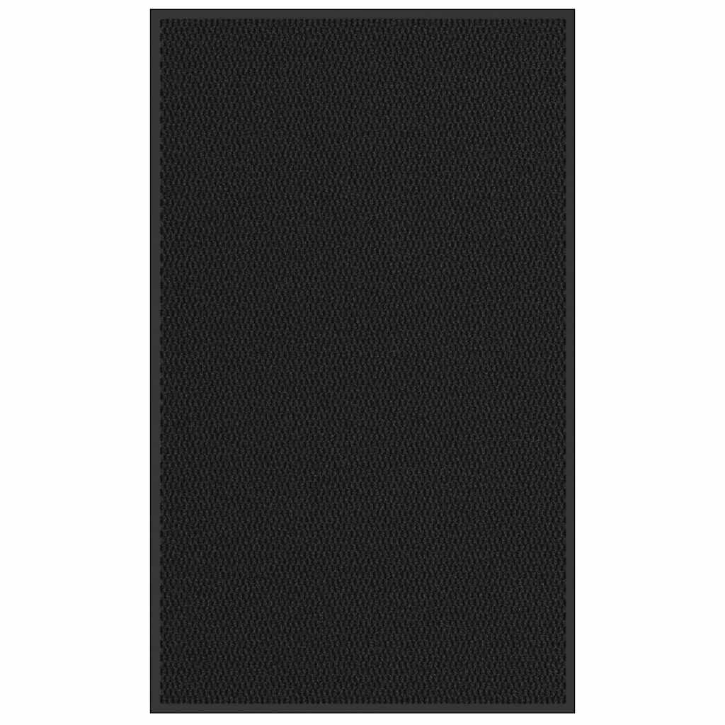 vidaXL Paillasson noir 90x150 cm