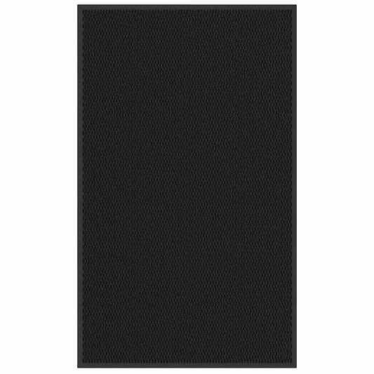 vidaXL Paillasson noir 90x150 cm