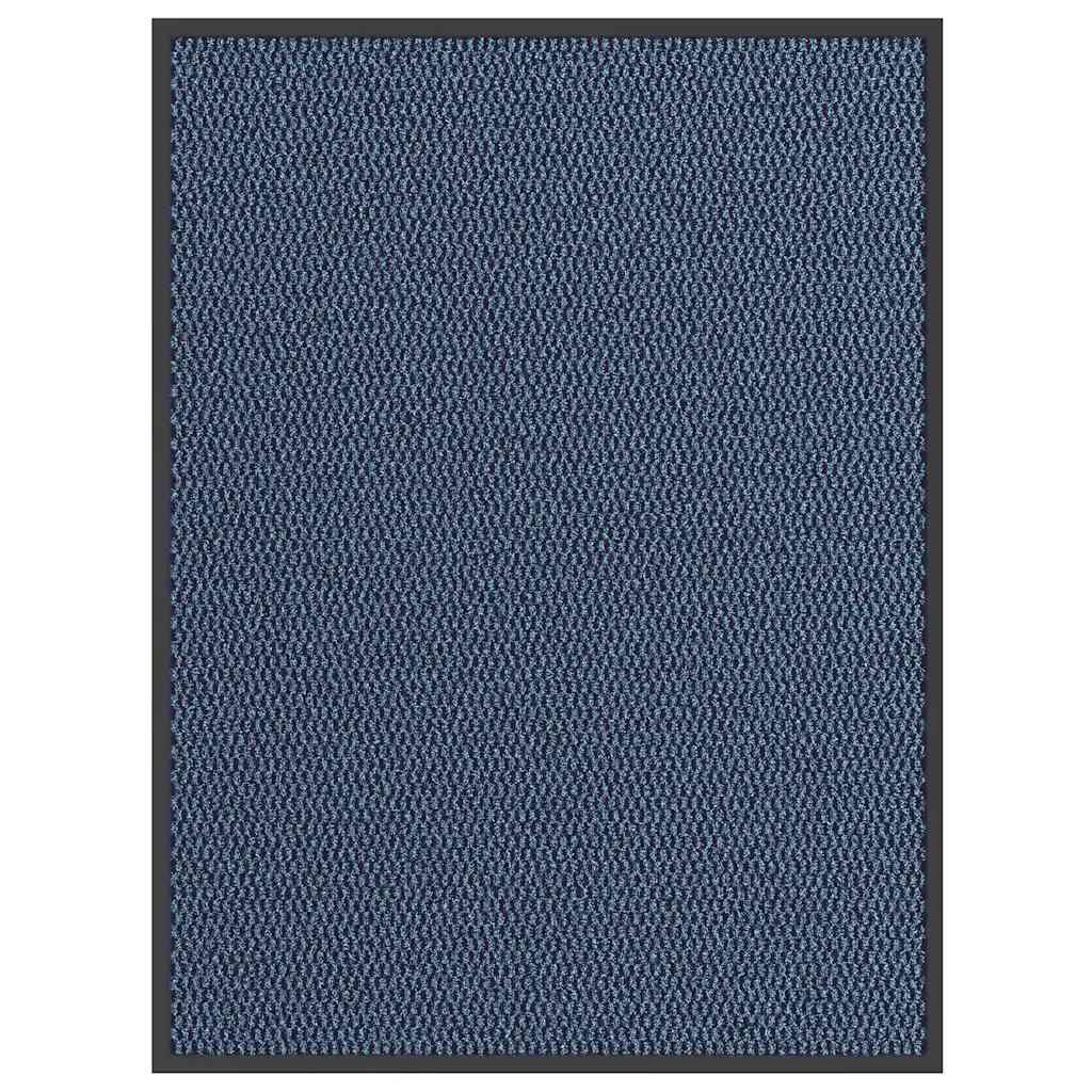 vidaXL Paillasson bleu 80x120 cm