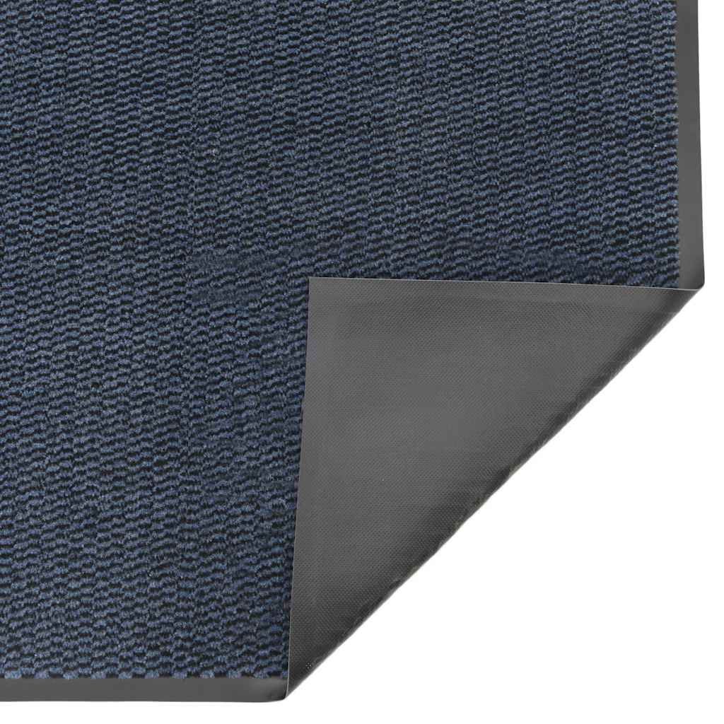 vidaXL Paillasson bleu 80x120 cm