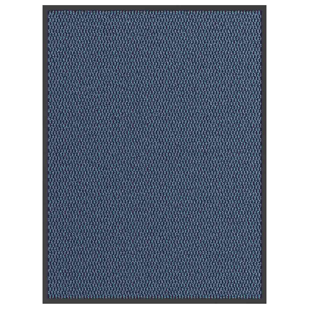 vidaXL Paillasson bleu 90x120 cm