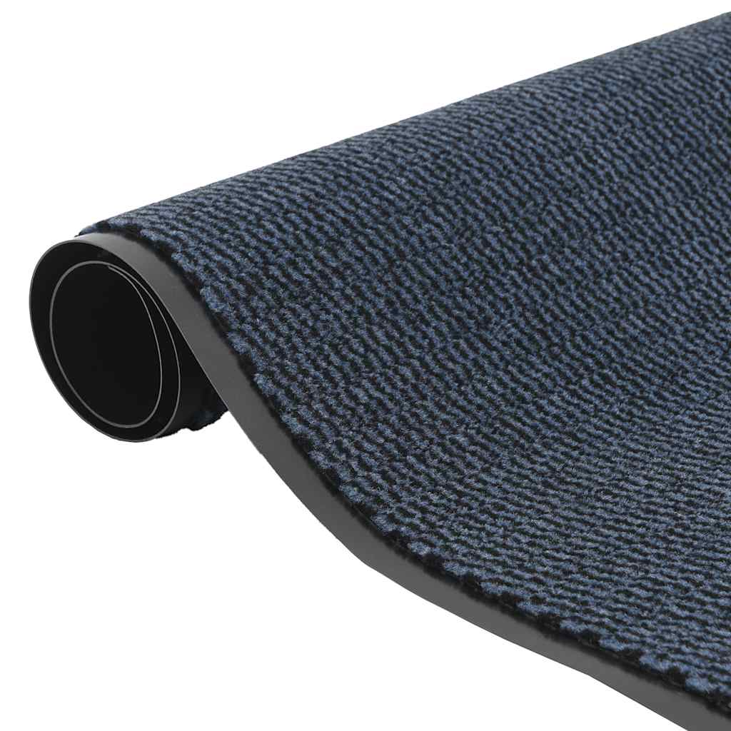 vidaXL Paillasson bleu 90x120 cm