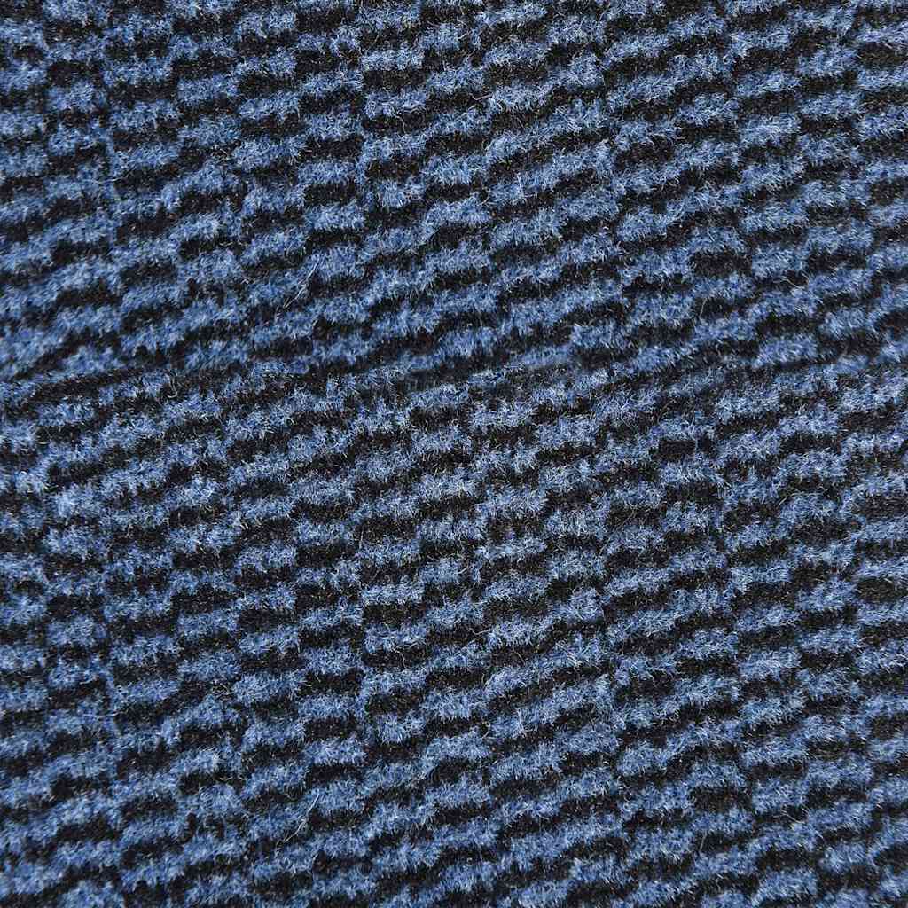 vidaXL Paillasson bleu 90x120 cm