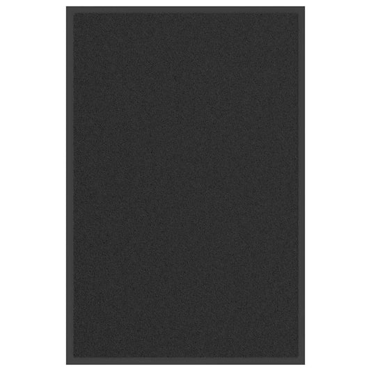 vidaXL Paillasson noir 60x90 cm
