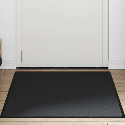 vidaXL Paillasson noir 90x120 cm