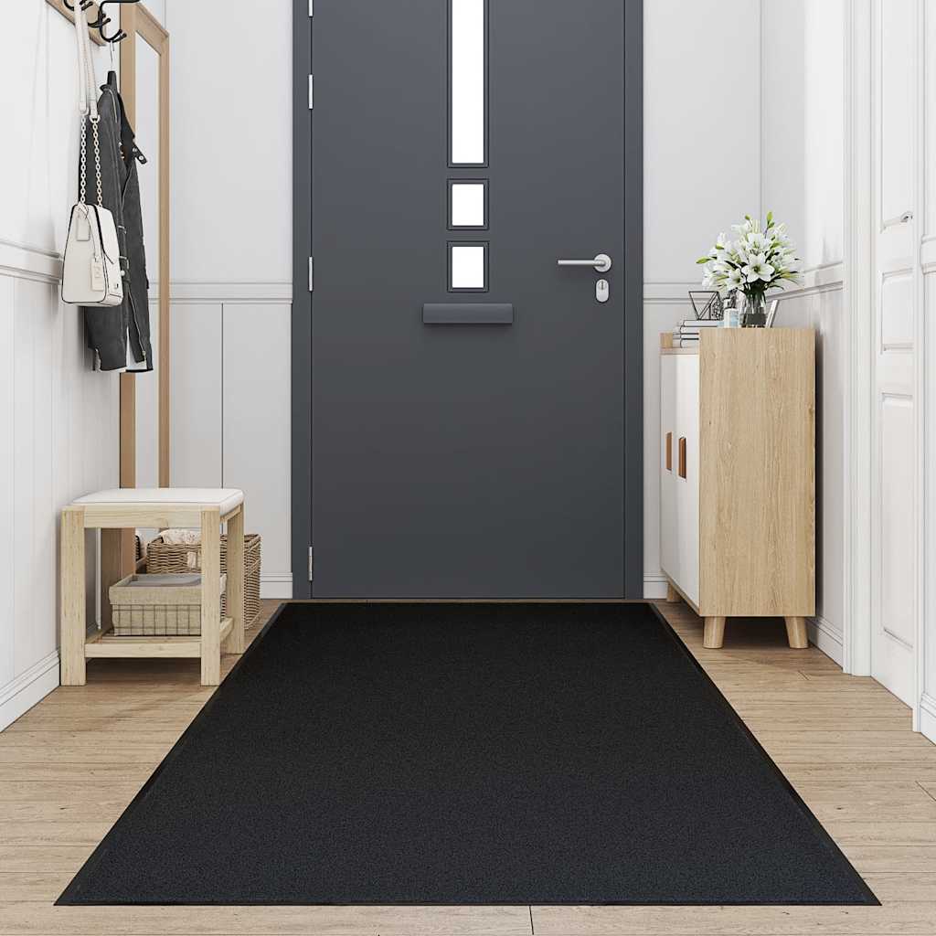 vidaXL Paillasson noir 115x500 cm