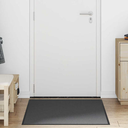 vidaXL Paillasson anthracite 90x120 cm