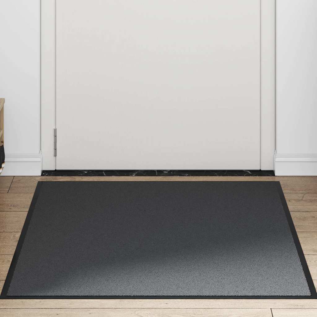 vidaXL Paillasson anthracite 90x120 cm