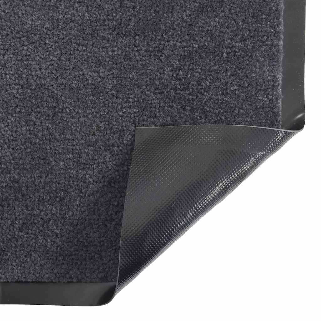 vidaXL Paillasson anthracite 90x120 cm