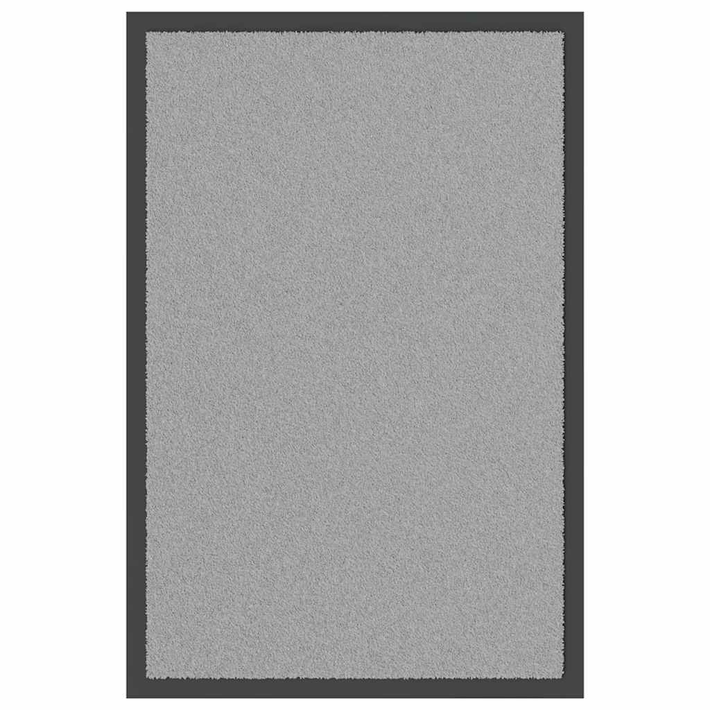 vidaXL Paillasson Gris 40x60 cm