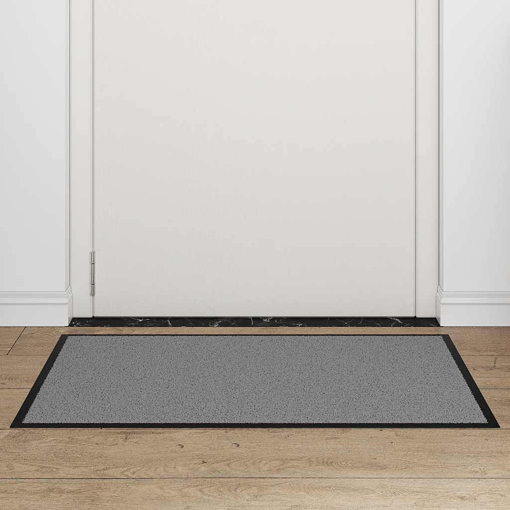 vidaXL Paillasson gris 60x90 cm