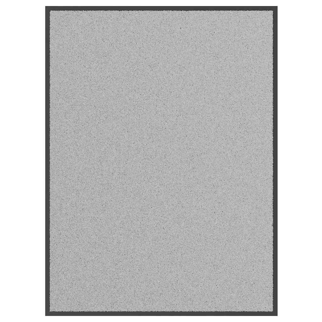 vidaXL Paillasson Gris 80x120 cm