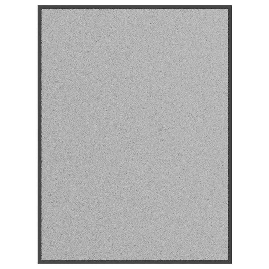 vidaXL Paillasson Gris 80x120 cm