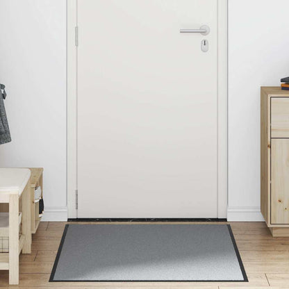 vidaXL Paillasson gris 90x120 cm