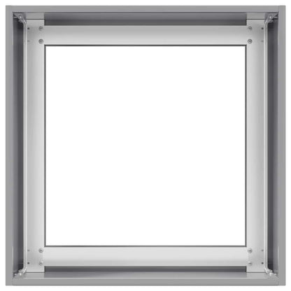 vidaXL Jardinière 40x40x40 cm acier galvanisé