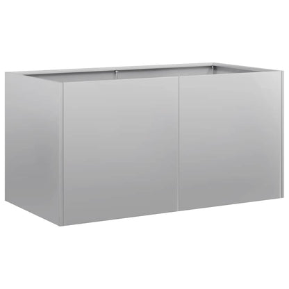vidaXL Jardinière 80x40x40 cm acier galvanisé