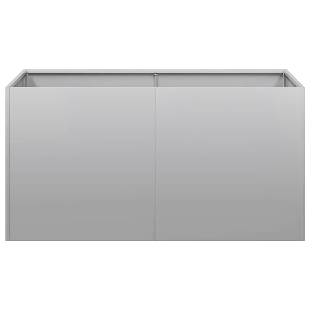vidaXL Jardinière 80x40x40 cm acier galvanisé