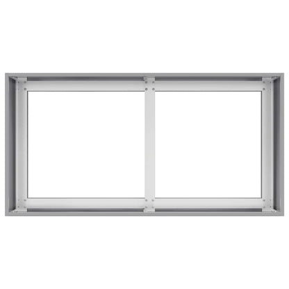 vidaXL Jardinière 80x40x40 cm acier galvanisé