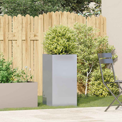 vidaXL Jardinière 40x40x80 cm acier galvanisé