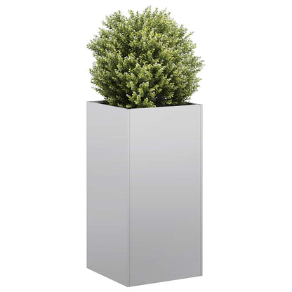 vidaXL Jardinière 40x40x80 cm acier galvanisé
