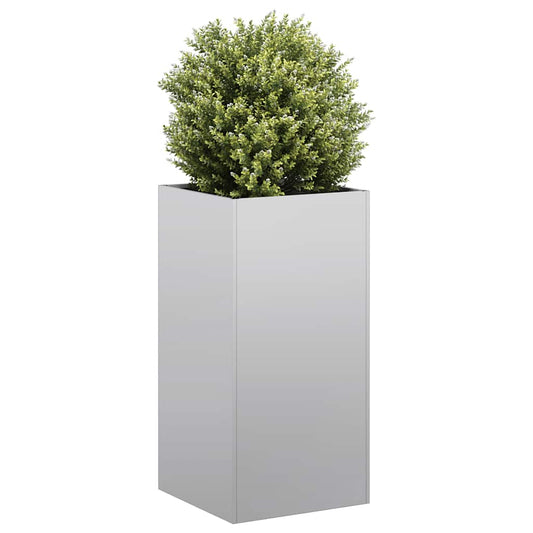 vidaXL Jardinière 40x40x80 cm acier galvanisé