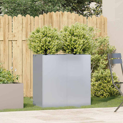 vidaXL Jardinière 80x40x80 cm acier galvanisé