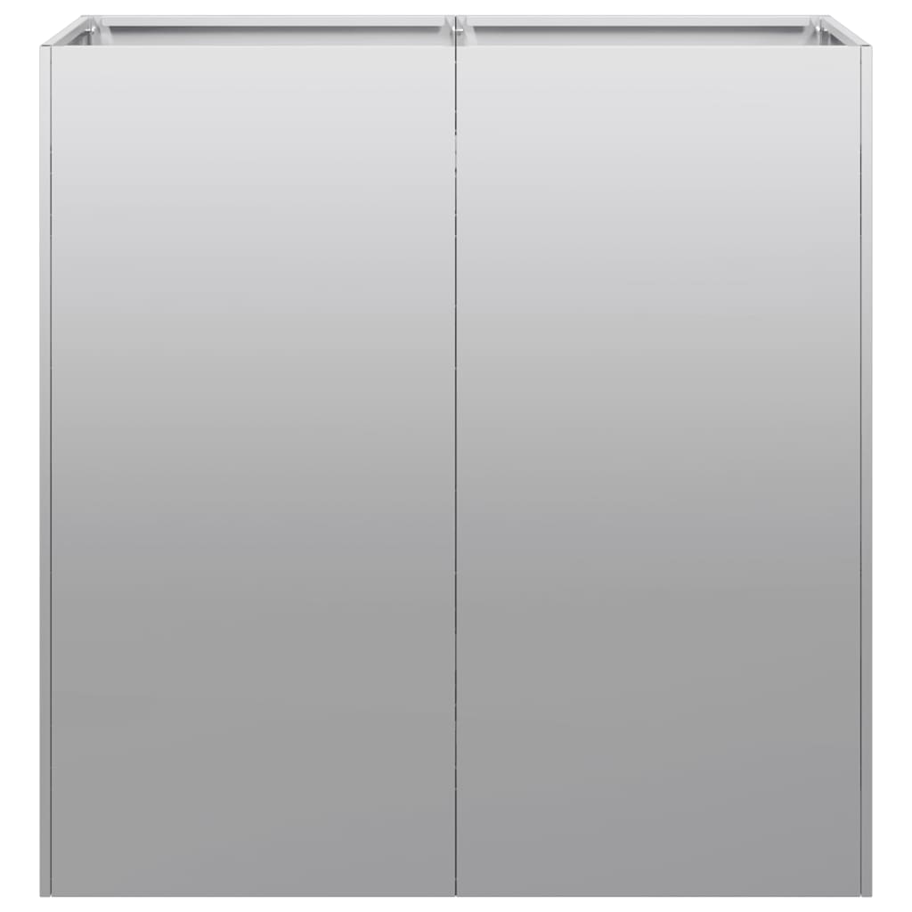 vidaXL Jardinière 80x40x80 cm acier galvanisé