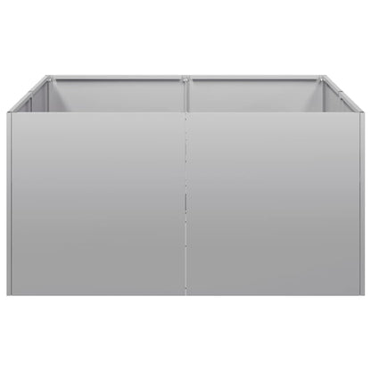 vidaXL Jardinière 80x80x40 cm acier galvanisé