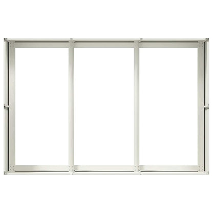 vidaXL Jardinière blanc 120x80x40 cm acier