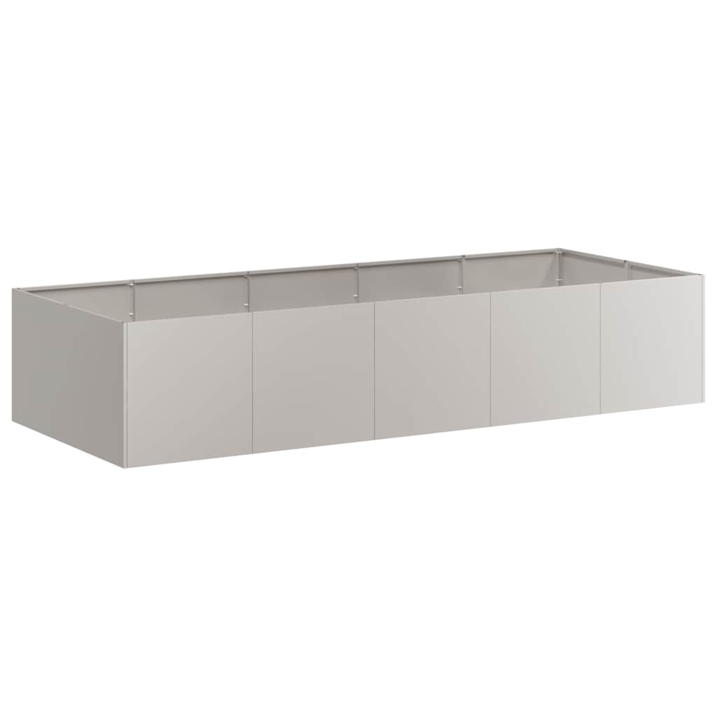 vidaXL Jardinière rouillé 200x80x40 cm acier inoxydable