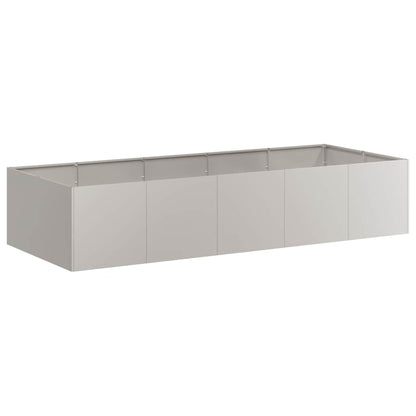 vidaXL Jardinière rouillé 200x80x40 cm acier inoxydable