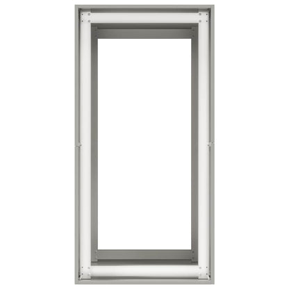 vidaXL Jardinière 40x80x80 cm acier inoxydable