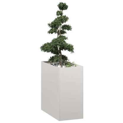 vidaXL Jardinière 40x80x80 cm acier inoxydable