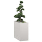 vidaXL Jardinière 40x80x80 cm acier inoxydable