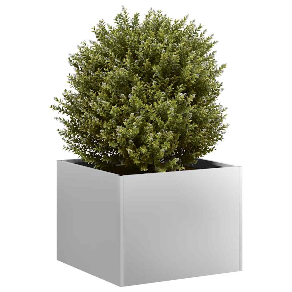 vidaXL Jardinière 40x40x30 cm acier galvanisé