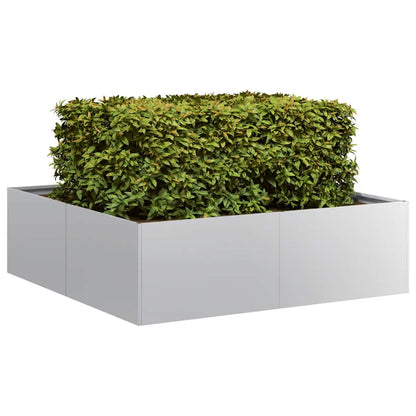 vidaXL Jardinière 100x100x30 cm acier galvanisé