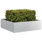 vidaXL Jardinière 100x100x30 cm acier galvanisé